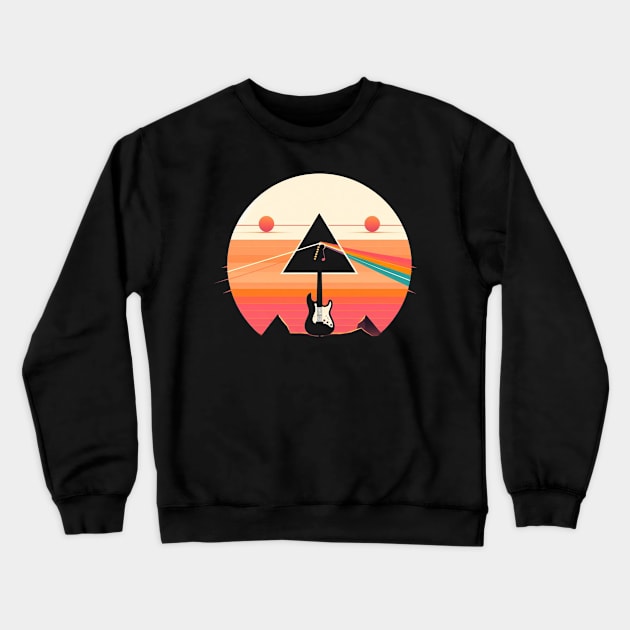 Pink Floyd Dark Side of the Moon Crewneck Sweatshirt by DarkWave